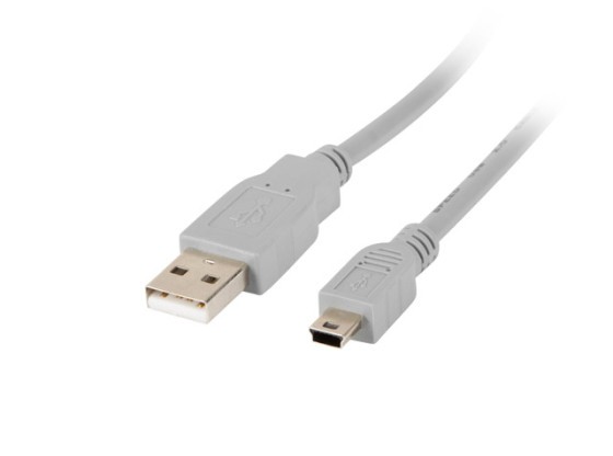 CABLU USB MINI(M)-&gt;USB-A(M) 2.0 1.8M GRI (CANON) LANBERG