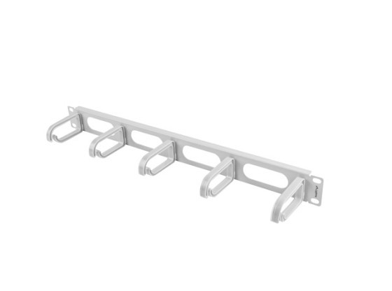 19" PANOU DE GESTIONARE A CABLURILOR 5 INELE - TIP B 1U GRI LANBERG