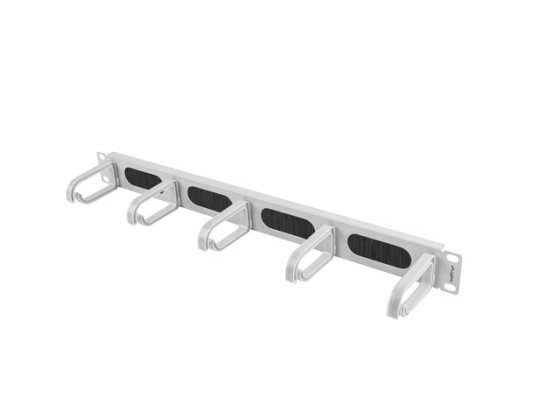 19" PANOU DE GESTIONARE A CABLURILOR PERIE PANOU 5 INELE TIP B 1U GRI LANBERG
