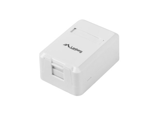 CUTIE GOALĂ DE MONTARE PE SUPRAFAȚĂ PENTRU KEYSTONE 1-PORT LANBERG