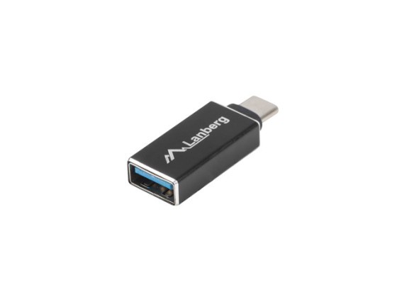 USB-C(M) 3.1-&gt;USB-A(F) ADAPTOR NEGRU OTG LANBERG