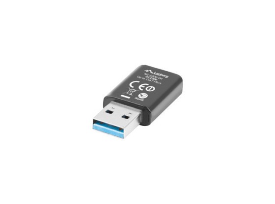 ADAPTOR USB PLACĂ DE REȚEA FĂRĂ FIR LANBERG NC-1200-WI AC1200 DUAL BAND