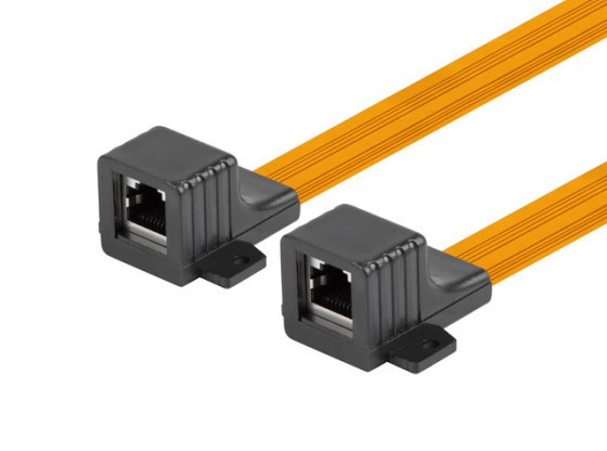 RJ45 INLINE COUPLER CABLU CU FEREASTRĂ SUBȚIRE 23CM LANBERG