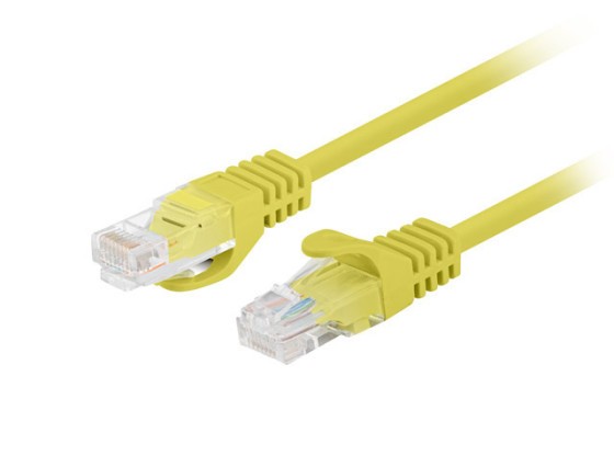 PATCHCORD CAT.6 UTP 7.5M GALBEN FLUKE TRECUT LANBERG