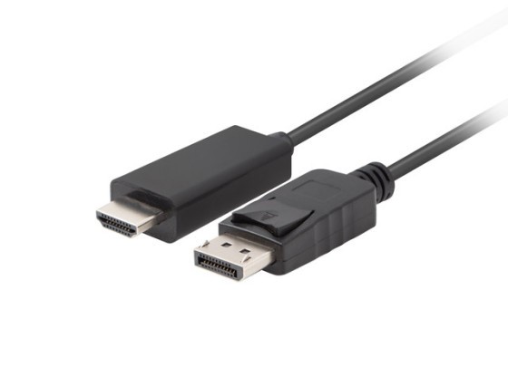 DISPLAYPORT(M) V1.1 ->HDMI(M) CABLU 1.8M NEGRU LANBERG