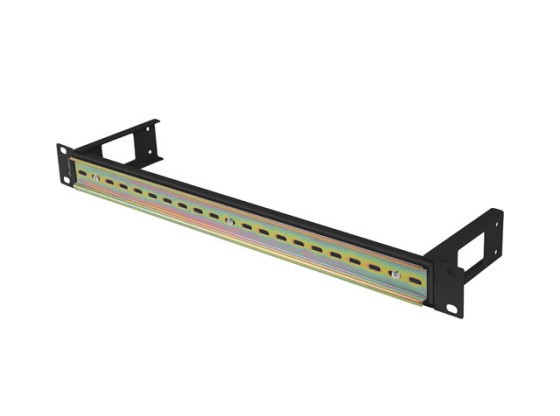 ȘINĂ DE MONTAJ DIN TS-35 19" 1U NEGRU LANBERG