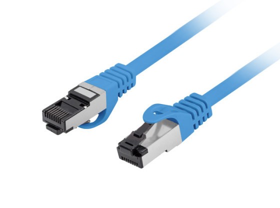 PATCHCORD CAT.8.1 S/FTP LSZH CU 2M ALBASTRU FLUKE TRECUT LANBERG