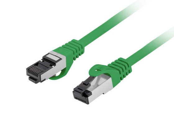 PATCHCORD CAT.8.1 S/FTP LSZH CU 2M VERDE FLUKE TRECUT LANBERG