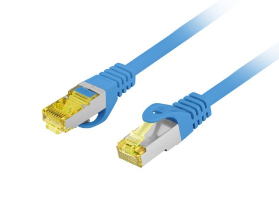 PATCHCORD CAT.6A S/FTP LSZH CU 3M ALBASTRU FLUKE A TRECUT LANBERG
