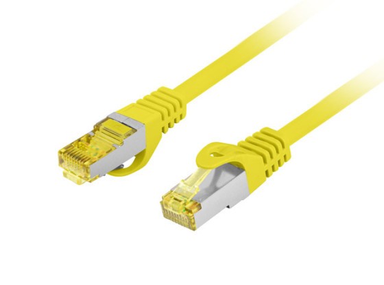 PATCHCORD CAT.6A S/FTP LSZH CU 5M GALBEN FLUKE TRECUT LANBERG