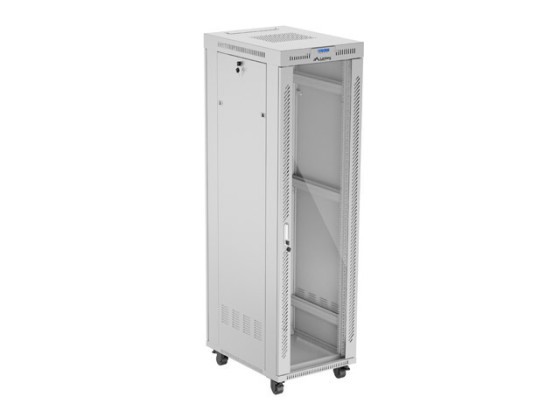 RACK DE INSTALARE 19" 42U 600X800 GRI UȘĂ DE STICLĂ LCD LANBERG (PACHET PLAT) V2
