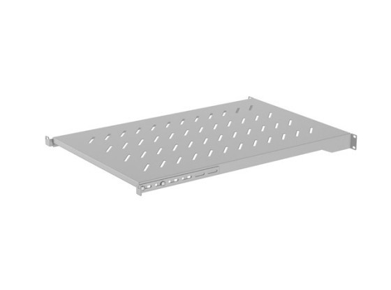 RAFT PENTRU DULAPURI 19" 1000MM GRI LANBERG (1U/483X700MM CAPACITATE DE ÎNCĂRCARE PÂNĂ LA 25KG, MONTARE ÎN 4 PUNCTE)