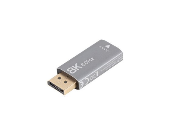ADAPTOR DISPLAYPORT(M)->HDMI(F) 8K ARGINTIU LANBERG