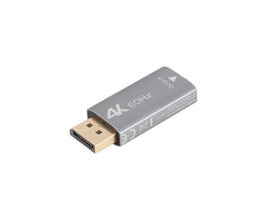ADAPTOR DISPLAYPORT(M)->HDMI(F) 4K ARGINTIU LANBERG