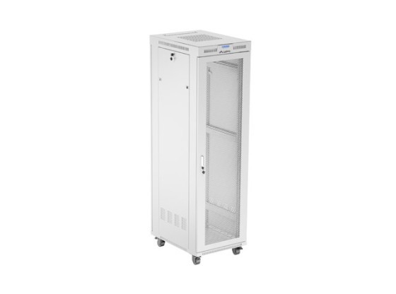 DULAP DE INSTALARE RACKMOUNT 19" 42U 600X800 GRI LCD UȘĂ PERFORATĂ LANBERG (PACHET PLAT)