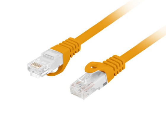 PATCHCORD CAT.6 UTP LSZH CU 20M PORTOCALIU FLUKE TRECUT LANBERG