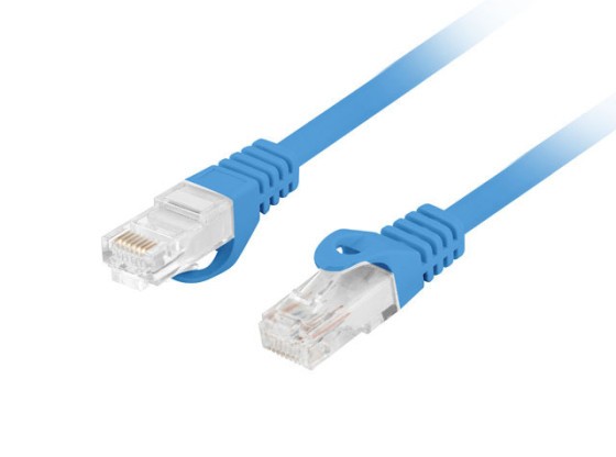 PATCHCORD CAT.6 UTP LSZH CU 20M ALBASTRU FLUKE TRECUT LANBERG