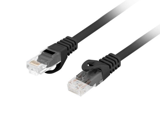 PATCHCORD CAT.6 UTP LSZH CU 20M NEGRU FLUKE TRECUT LANBERG