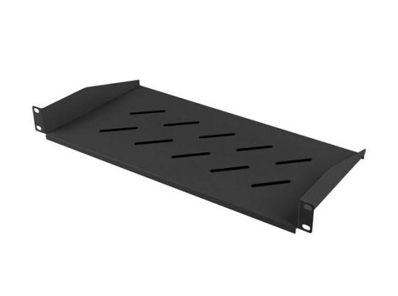 19" RAFT FIX 1U/483X220MM CAPACITATE MAXIMĂ DE ÎNCĂRCARE PÂNĂ LA 25KG NEGRU LANBERG