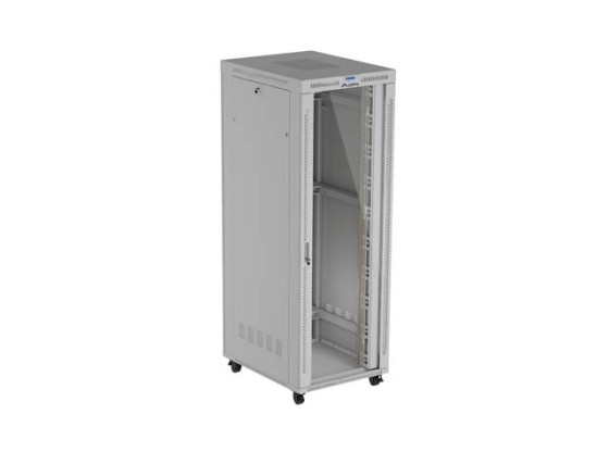 DULAP DE INSTALARE RACKMOUNT 19" 47U 800X1000 GRI UȘĂ DE STICLĂ LCD LANBERG (PACHET PLAT) V2