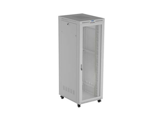 RACK DE INSTALARE 19" 47U 800X1000 GRI LCD PERFORAT UȘĂ LANBERG (PACHET PLAT) V2
