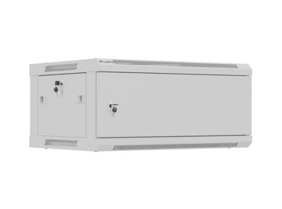 RACK DE INSTALARE 19" 4U 600X450 GRI METALIC UȘĂ LANBERG (PACHET PLAT)