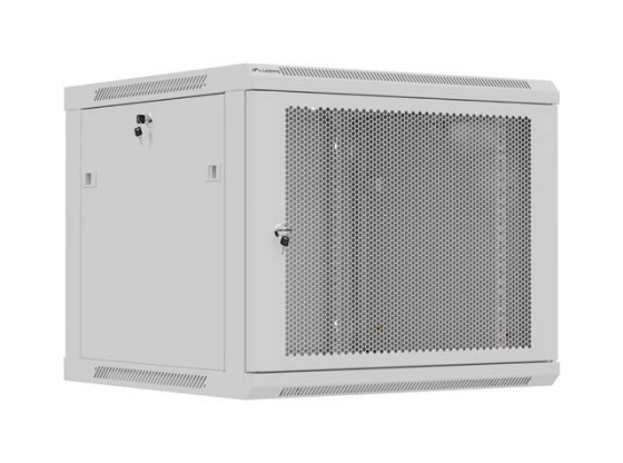 RACK DE INSTALARE 19" 9U 600X600 GRI PERFORAT UȘĂ LANBERG (PACHET PLAT)