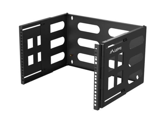 MONTARE PE PERETE 19" 6U RACK 497X400/240 NEGRU LANBERG