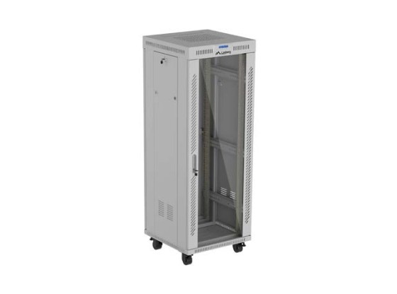 RACK DE INSTALARE 19" 32U 600X600 GRI UȘĂ DE STICLĂ LCD LANBERG (PACHET PLAT) V2