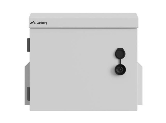 DULAP RACK DE 10", PENTRU MONTARE PE PERETE/STÂLP, IP55, ERMETIC, 300X200X300, GRIS, LANBERG (ASAMBLAT)