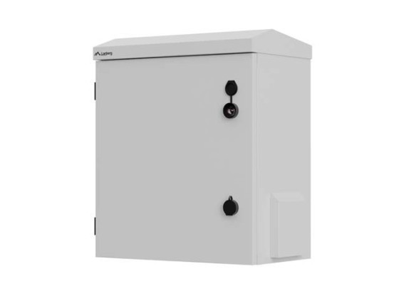 DULAP RACK DE 10", PENTRU MONTARE PE PERETE/STÂLP, IP55, ERMETIC, 420X300X500, GRIS, LANBERG (ASAMBLAT)