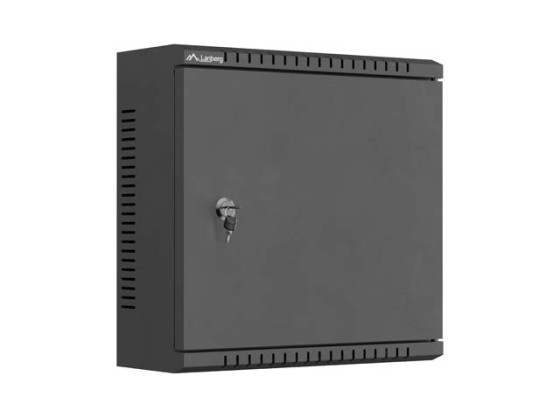 Carcasă de montare TPR de 10" cu placă din plasă 340x340x140, negru, LANBERG (asamblată)
