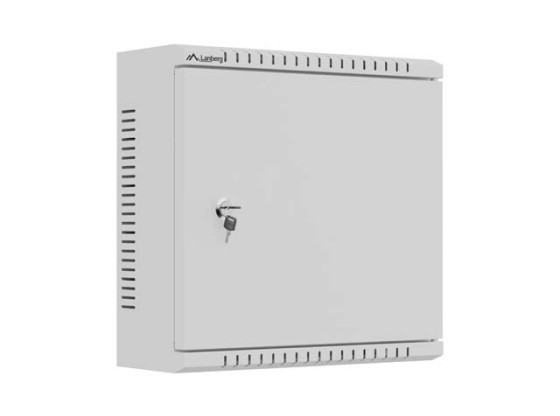 Carcasă de montare TPR de 10", cu placă din plasă, 340x340x140, gri, LANBERG (asamblată)