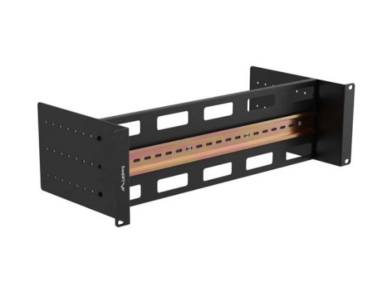 ȘINĂ DE MONTARE DIN TS-35 19" 3U NEGRU LANBERG