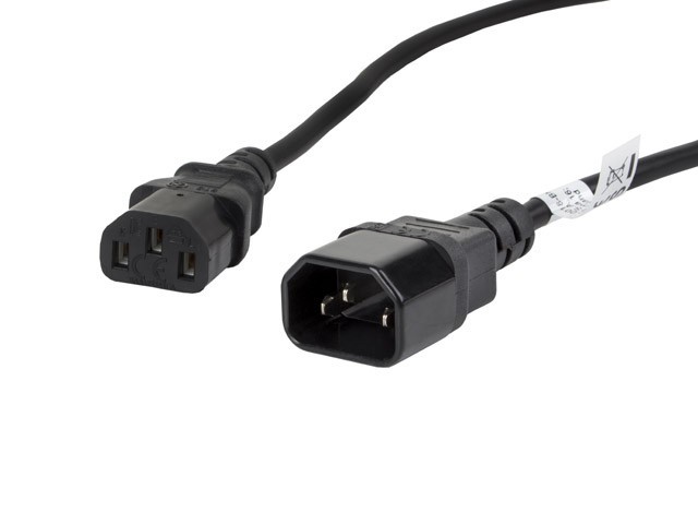 IEC 320 C13->C14 CABLU 1.8M VDE NEGRU LANBERG