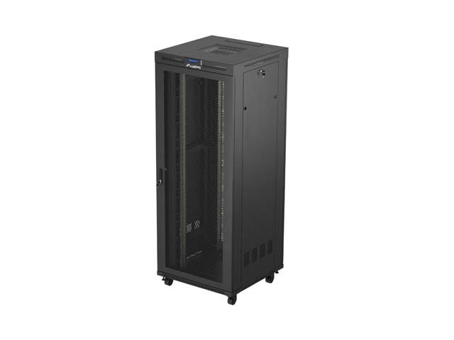DULAP DE INSTALARE RACKMOUNT 19" 42U 800X800 NEGRU LCD PERFORAT UȘĂ LANBERG (PACHET PLAT)