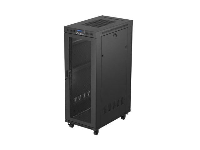 DULAP DE INSTALARE RACKMOUNT 19" 32U 600X1000 NEGRU LCD PERFORAT UȘĂ LANBERG (PACHET PLAT)