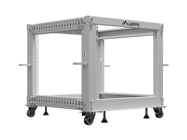 RACK DESCHIS 19" 9U 600X600-1100 REGLABIL GRI LANBERG